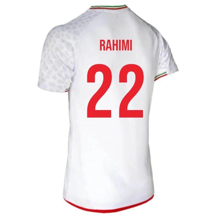 Danxen Kid Iran Farzad Rahimi #22 White Home Jersey 24-26 T-Shirt