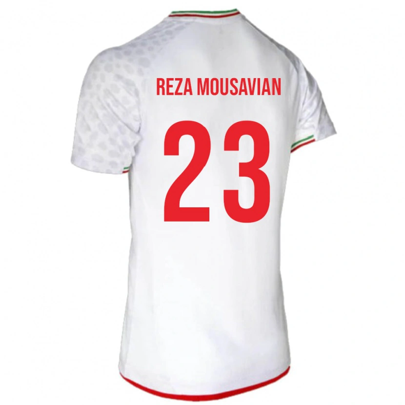 Danxen Kid Iran Seyed Reza Mousavian #23 White Home Jersey 24-26 T-Shirt