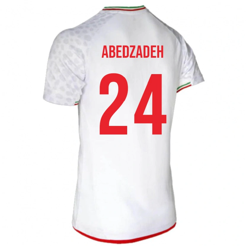 Danxen Kid Iran Amir Abedzadeh #24 White Home Jersey 24-26 T-Shirt