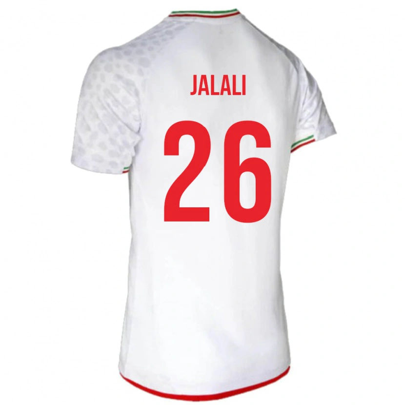 Danxen Kid Iran Abolfazl Jalali #26 White Home Jersey 24-26 T-Shirt