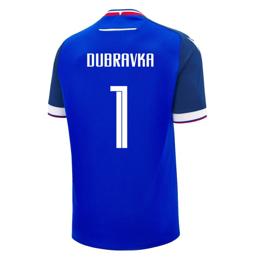 Danxen Kid Slovakia Martin Dúbravka #1 Blue Home Jersey 24-26 T-Shirt