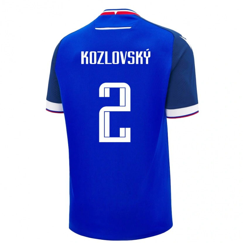 Danxen Kid Slovakia Samuel Kozlovský #2 Blue Home Jersey 24-26 T-Shirt