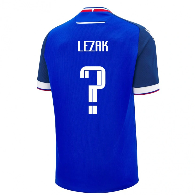 Danxen Kid Slovakia Jakub Lezak #0 Blue Home Jersey 24-26 T-Shirt