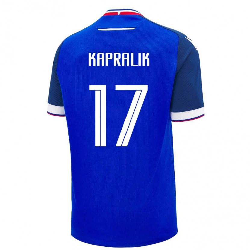 Danxen Kid Slovakia Adrian Kapralik #17 Blue Home Jersey 24-26 T-Shirt