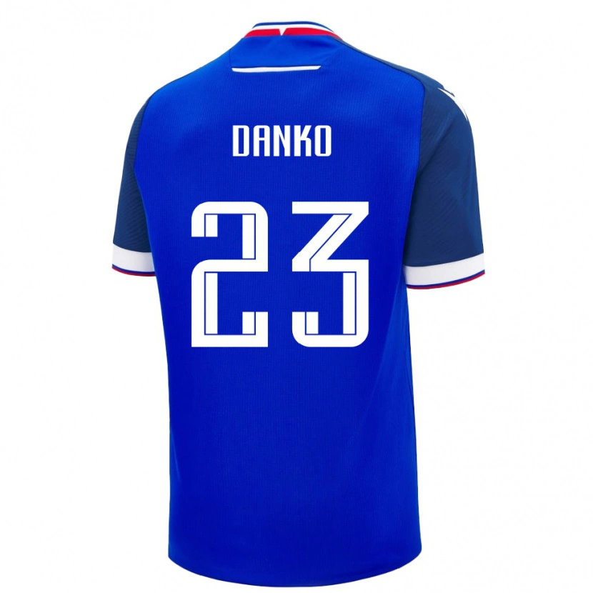 Danxen Kid Slovakia Adam Danko #23 Blue Home Jersey 24-26 T-Shirt