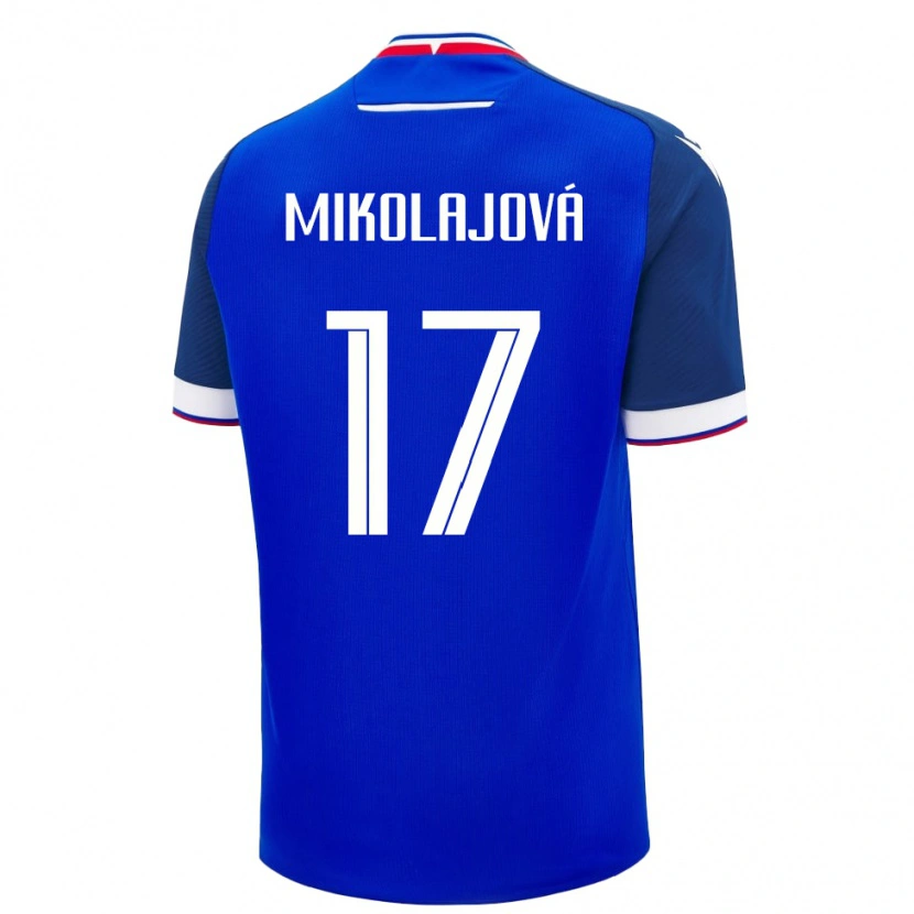 Danxen Kid Slovakia Mária Mikolajová #17 Blue Home Jersey 24-26 T-Shirt