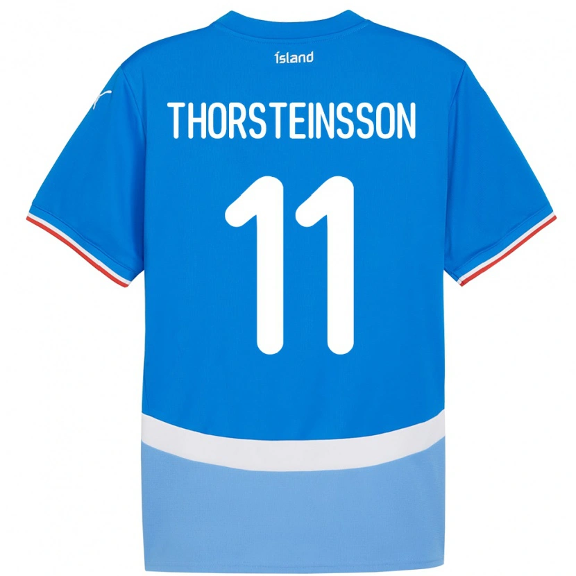 Danxen Kid Iceland Jón Dagur Thorsteinsson #11 Blue Home Jersey 24-26 T-Shirt