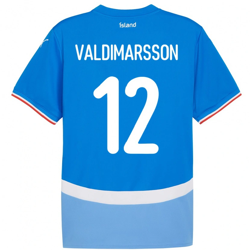 Danxen Kid Iceland Hákon Rafn Valdimarsson #12 Blue Home Jersey 24-26 T-Shirt