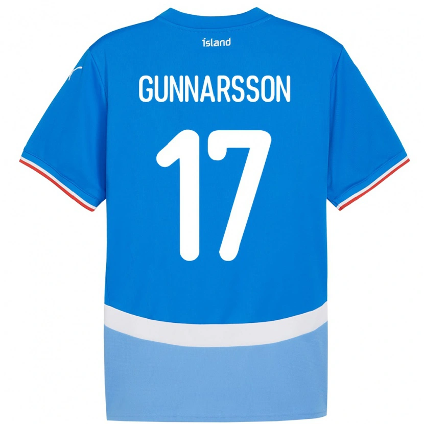 Danxen Kid Iceland Aron Gunnarsson #17 Blue Home Jersey 24-26 T-Shirt