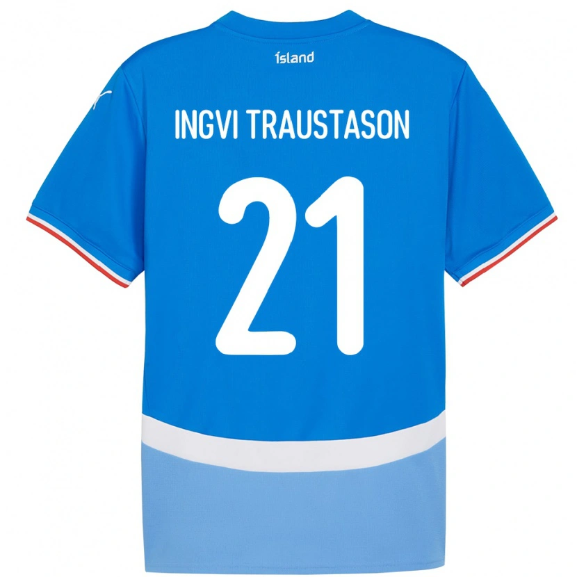 Danxen Kid Iceland Arnór Ingvi Traustason #21 Blue Home Jersey 24-26 T-Shirt