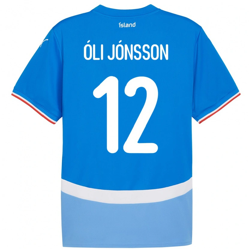 Danxen Kid Iceland Haukur Óli Jónsson #12 Blue Home Jersey 24-26 T-Shirt