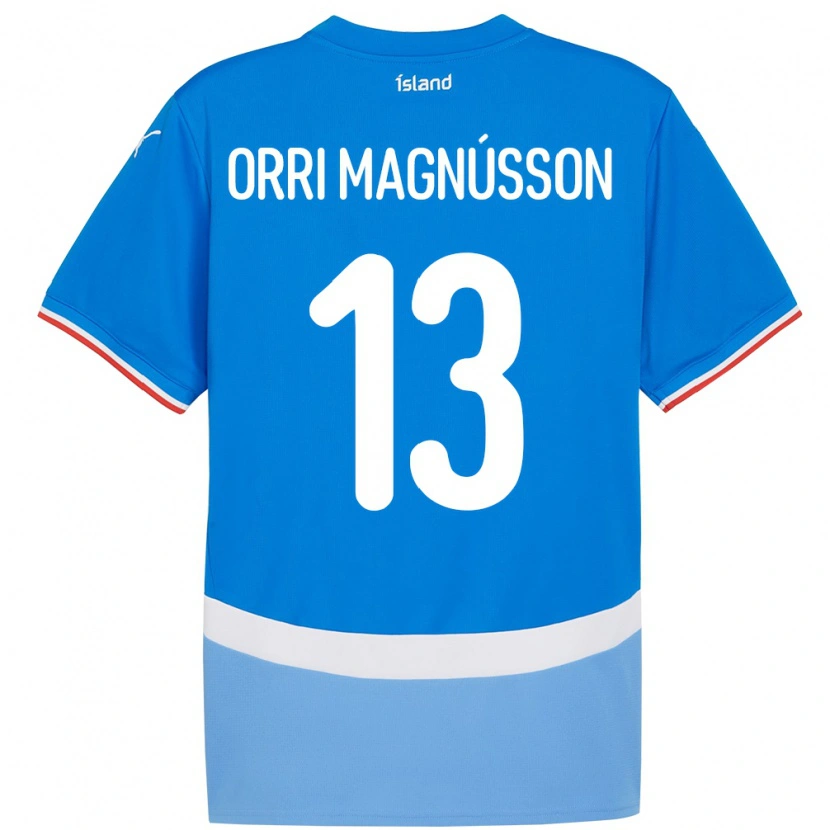 Danxen Kid Iceland Ásgeir Orri Magnússon #13 Blue Home Jersey 24-26 T-Shirt