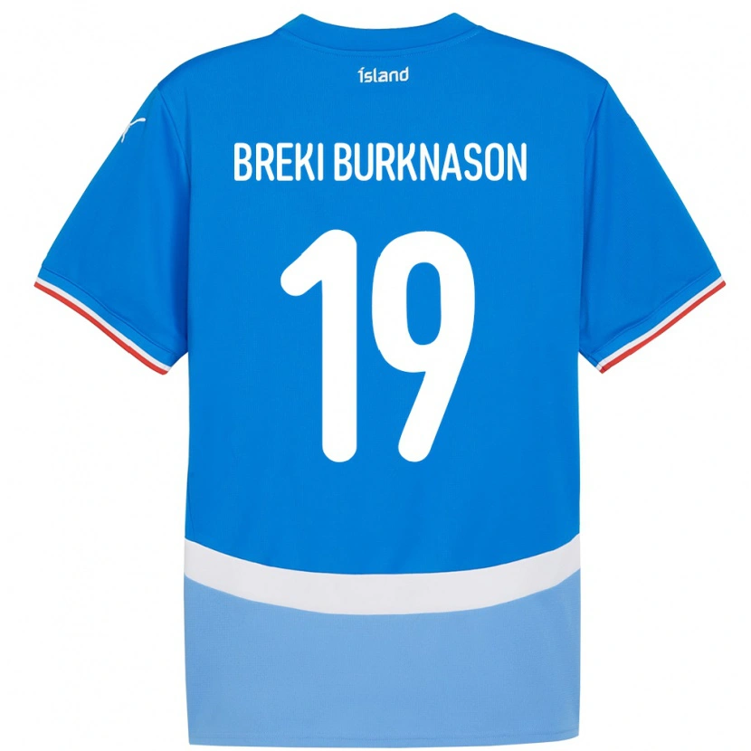 Danxen Kid Iceland Birnir Breki Burknason #19 Blue Home Jersey 24-26 T-Shirt