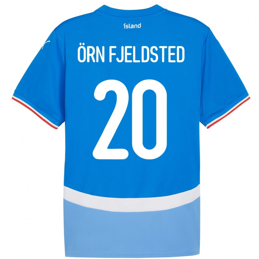 Danxen Kid Iceland Dagur Örn Fjeldsted #20 Blue Home Jersey 24-26 T-Shirt