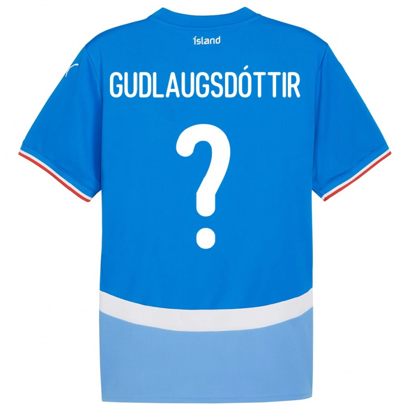 Danxen Kid Iceland Aldís Guðlaugsdóttir #0 Blue Home Jersey 24-26 T-Shirt