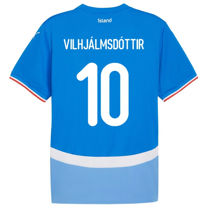 Danxen Kid Iceland Karólína Lea Vilhjálmsdóttir #10 Blue Home Jersey 24-26 T-Shirt