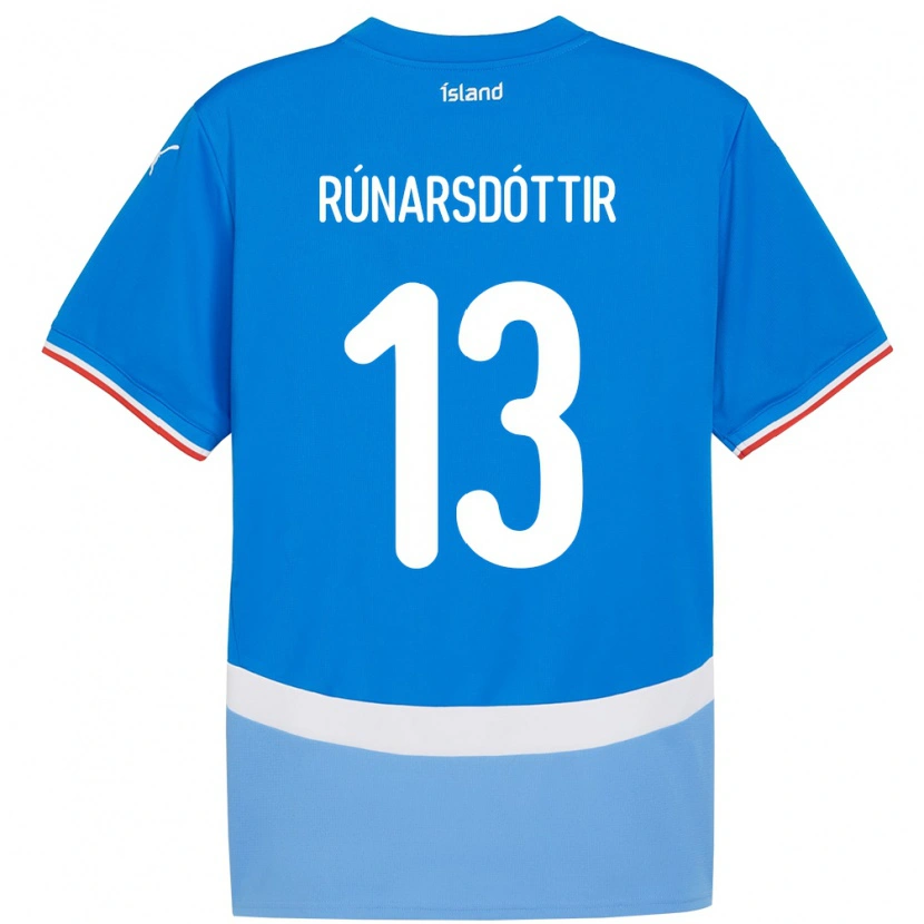 Danxen Kid Iceland Cecilía Rán Rúnarsdóttir #13 Blue Home Jersey 24-26 T-Shirt