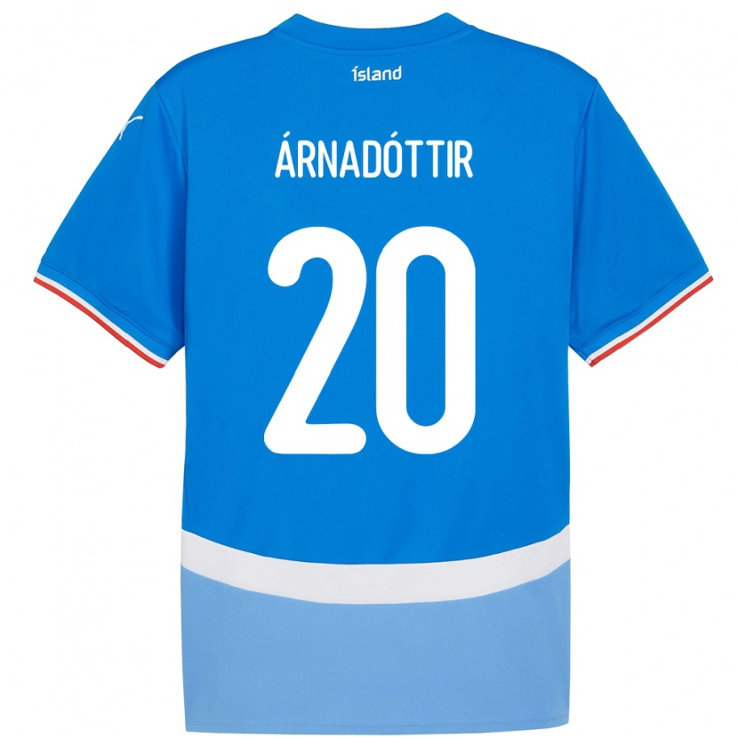 Danxen Kid Iceland Guðný Árnadóttir #20 Blue Home Jersey 24-26 T-Shirt