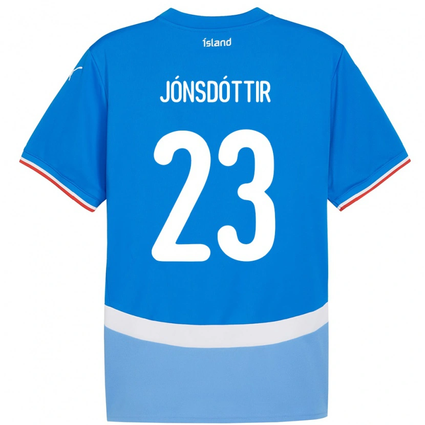 Danxen Kid Iceland Sveindís Jane Jónsdóttir #23 Blue Home Jersey 24-26 T-Shirt