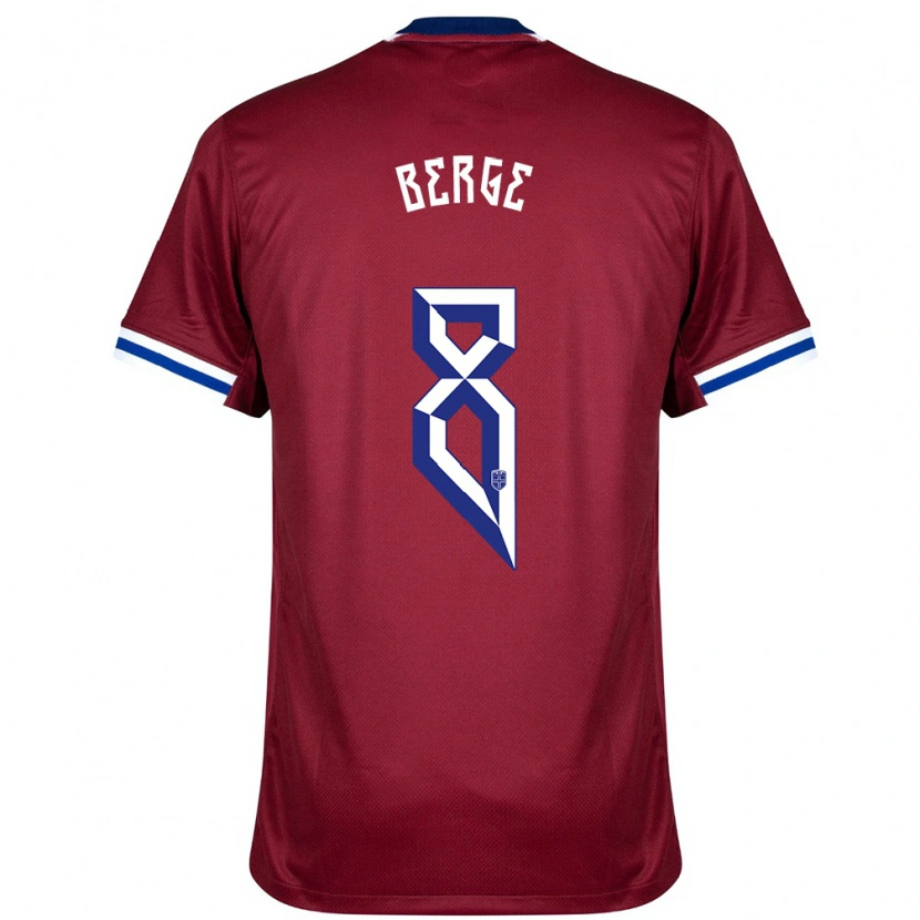 Danxen Kid Norway Sander Berge #8 Red Blue White Home Jersey 24-26 T-Shirt