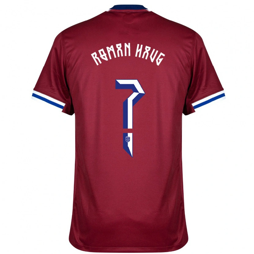 Danxen Kid Norway Sophie Román Haug #0 Red Blue White Home Jersey 24-26 T-Shirt