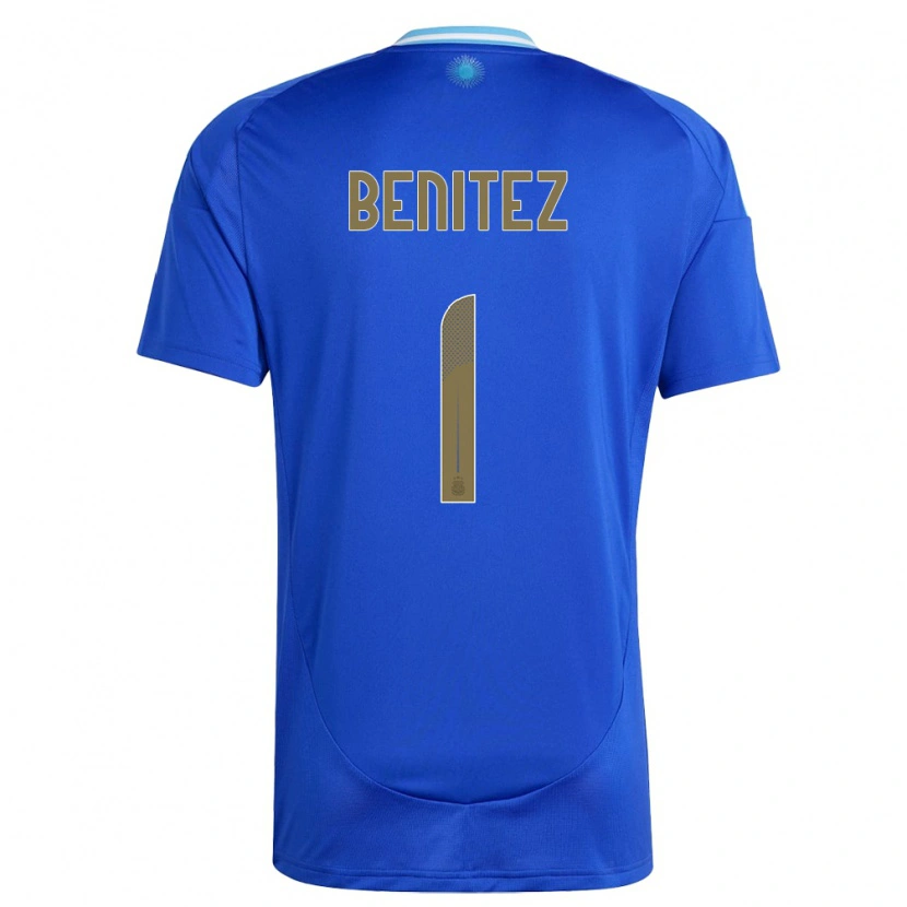 Danxen Kid Argentina Walter Benítez #1 Blue Away Jersey 24-26 T-Shirt