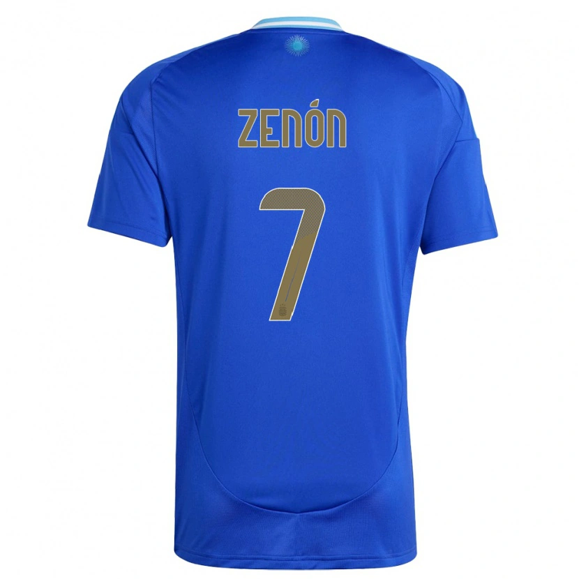 Danxen Kid Argentina Kevin Zenón #7 Blue Away Jersey 24-26 T-Shirt