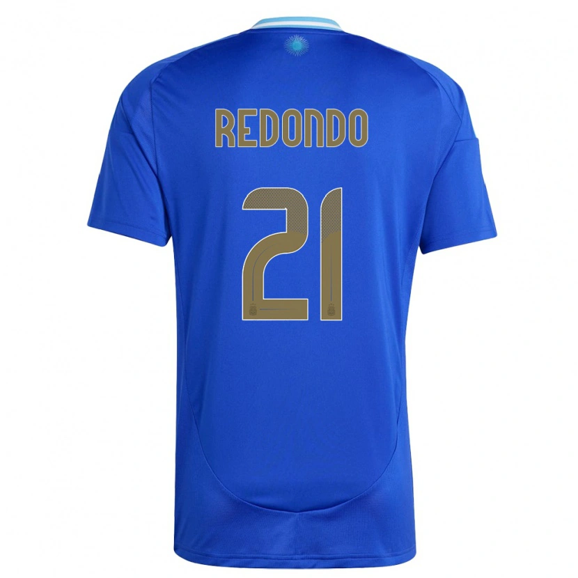 Danxen Kid Argentina Federico Redondo #21 Blue Away Jersey 24-26 T-Shirt