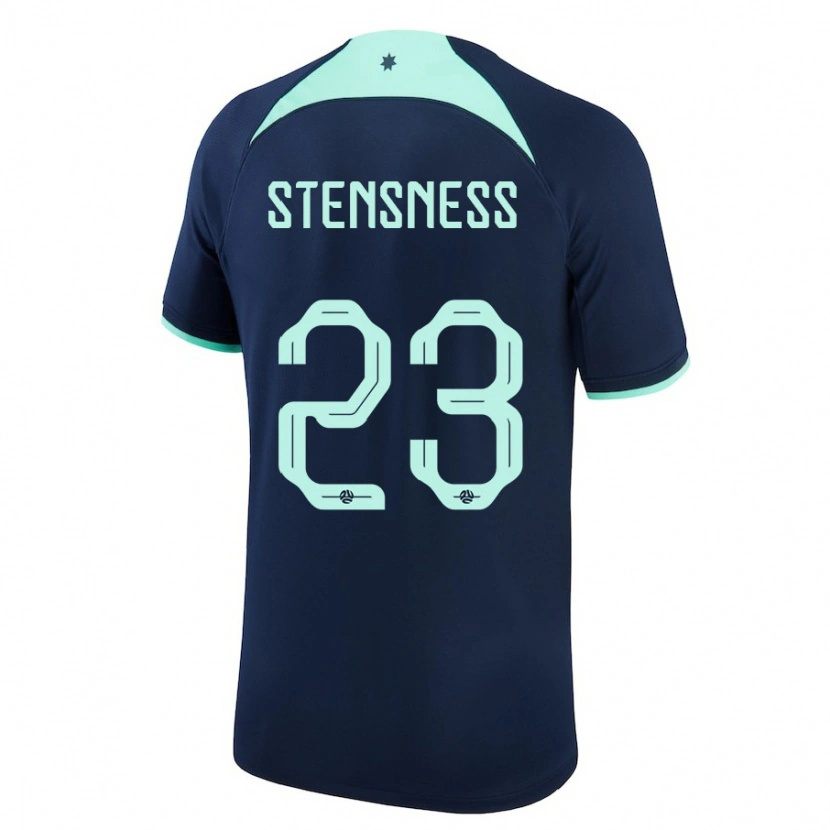 Danxen Kid Australia Gianni Stensness #23 Dark Blue Away Jersey 24-26 T-Shirt