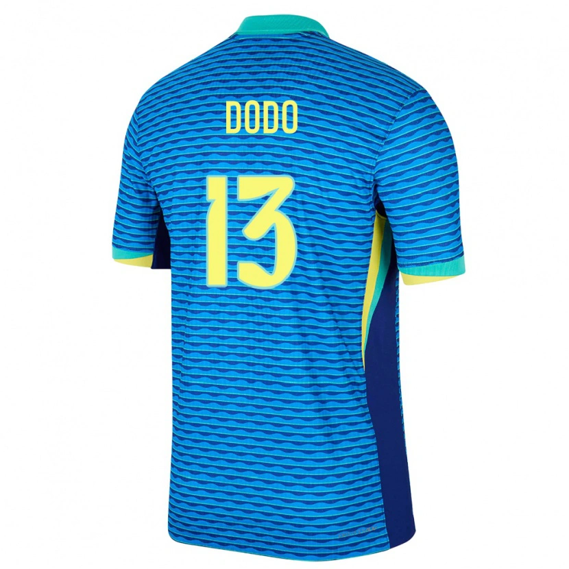 Danxen Kid Brazil Dodô #13 Blue Away Jersey 24-26 T-Shirt