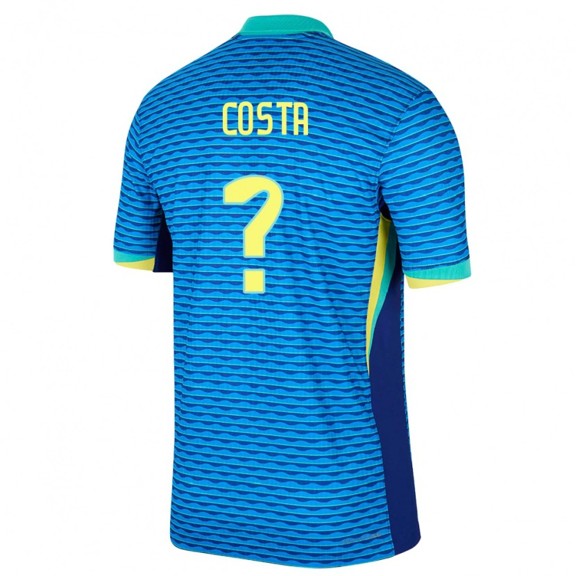 Danxen Kid Brazil Otávio Costa #0 Blue Away Jersey 24-26 T-Shirt