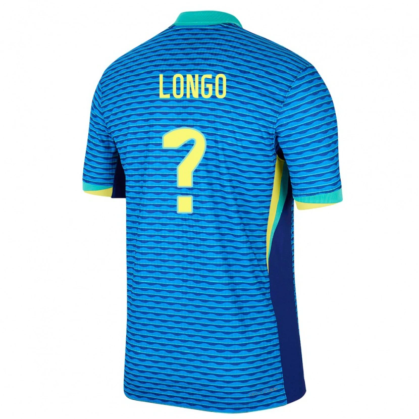 Danxen Kid Brazil Felipe Longo #0 Blue Away Jersey 24-26 T-Shirt