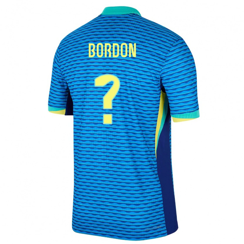 Danxen Kid Brazil Filipe Bordon #0 Blue Away Jersey 24-26 T-Shirt