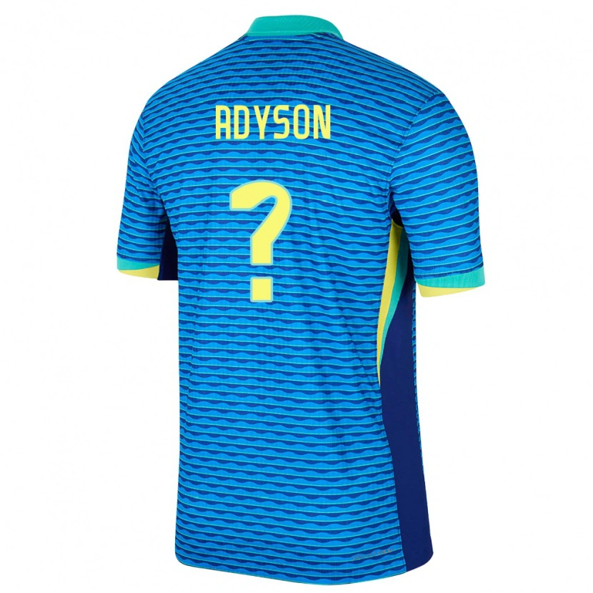 Danxen Kid Brazil Adyson #0 Blue Away Jersey 24-26 T-Shirt