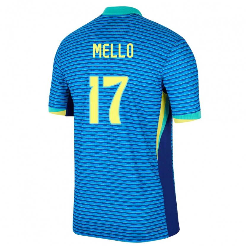 Danxen Kid Brazil Nícollas Mello #17 Blue Away Jersey 24-26 T-Shirt