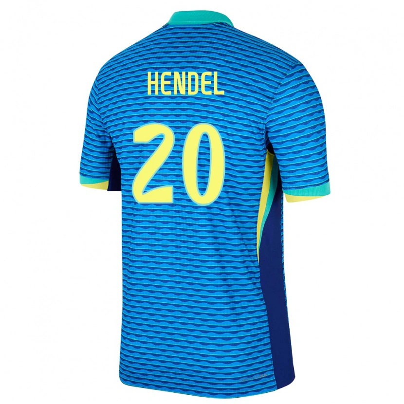 Danxen Kid Brazil Hendel #20 Blue Away Jersey 24-26 T-Shirt