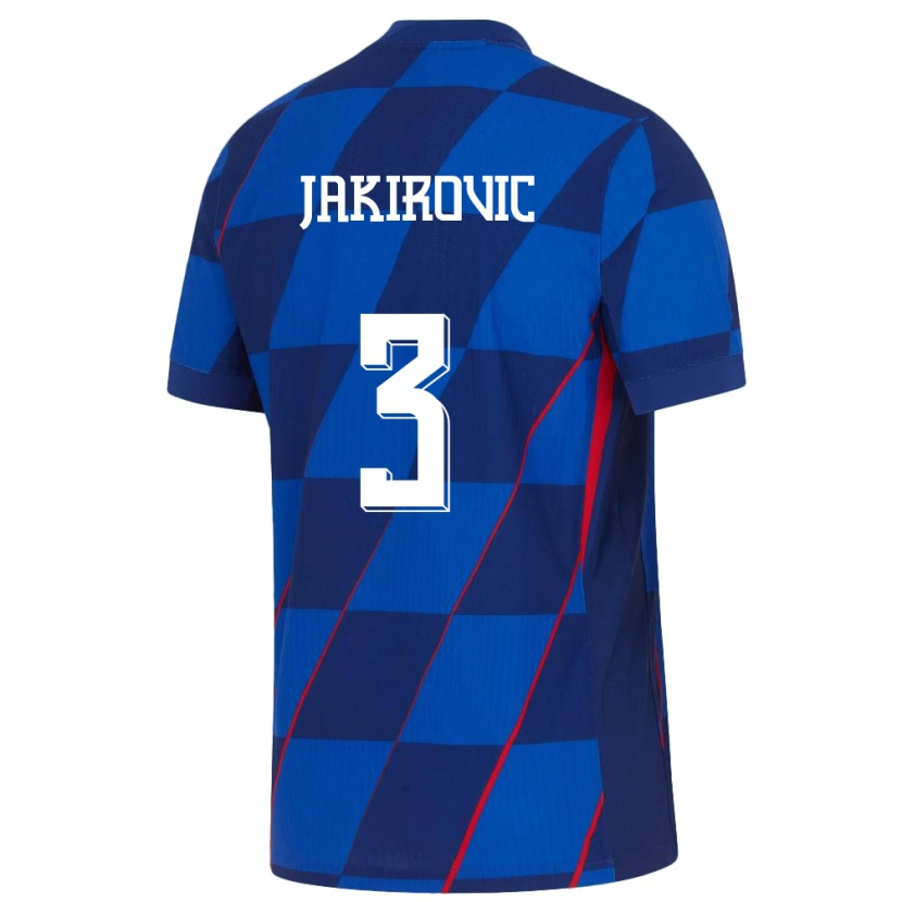 Danxen Kid Croatia Leon Jakirovic #3 Blue Away Jersey 24-26 T-Shirt