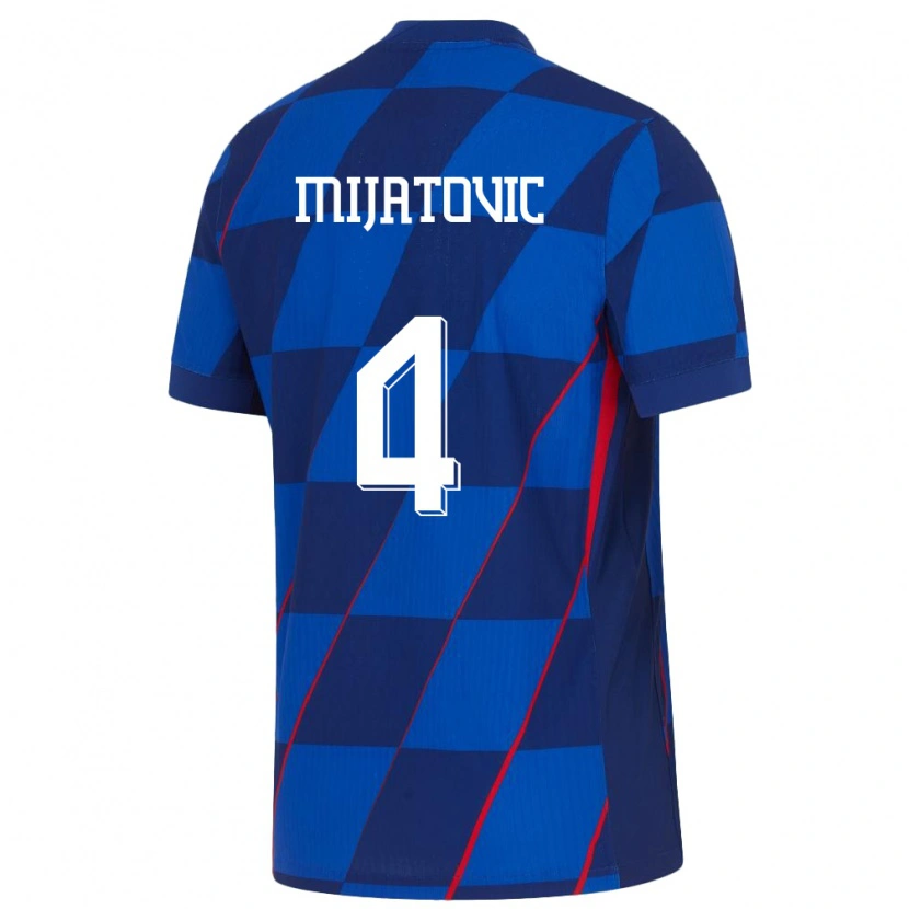 Danxen Kid Croatia Roko Mijatovic #4 Blue Away Jersey 24-26 T-Shirt