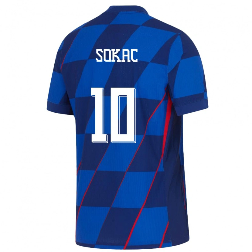 Danxen Kid Croatia Andro Sokac #10 Blue Away Jersey 24-26 T-Shirt