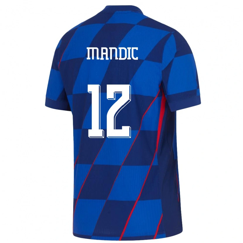 Danxen Kid Croatia Ivan Mandic #12 Blue Away Jersey 24-26 T-Shirt