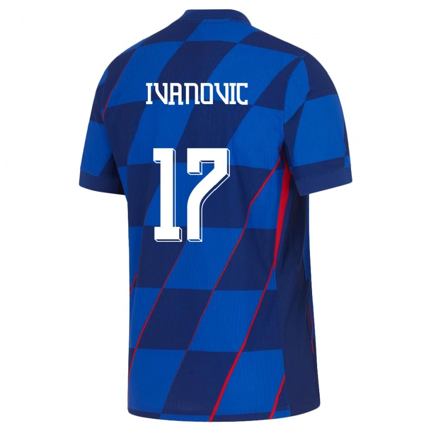 Danxen Kid Croatia Franjo Ivanovic #17 Blue Away Jersey 24-26 T-Shirt