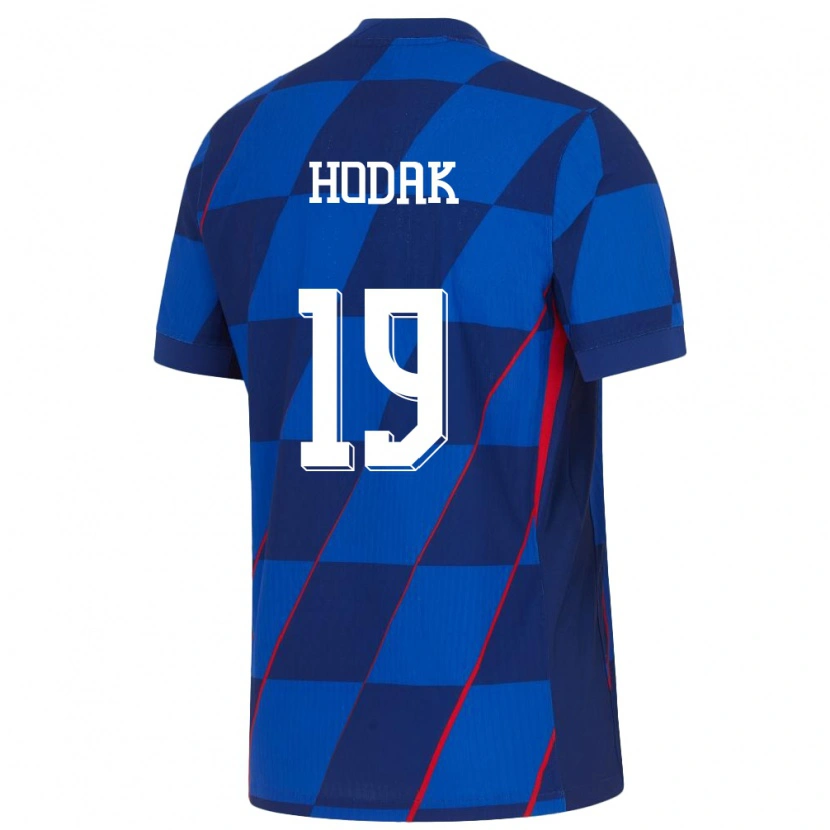 Danxen Kid Croatia Luka Hodak #19 Blue Away Jersey 24-26 T-Shirt