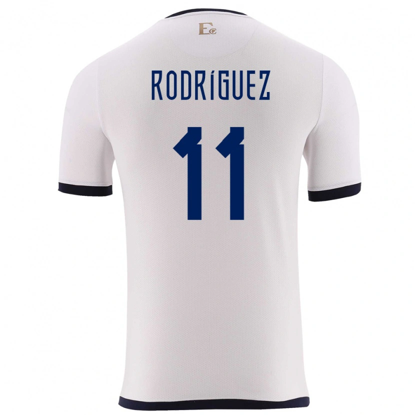 Danxen Kid Ecuador Kevin Rodríguez #11 White Away Jersey 24-26 T-Shirt