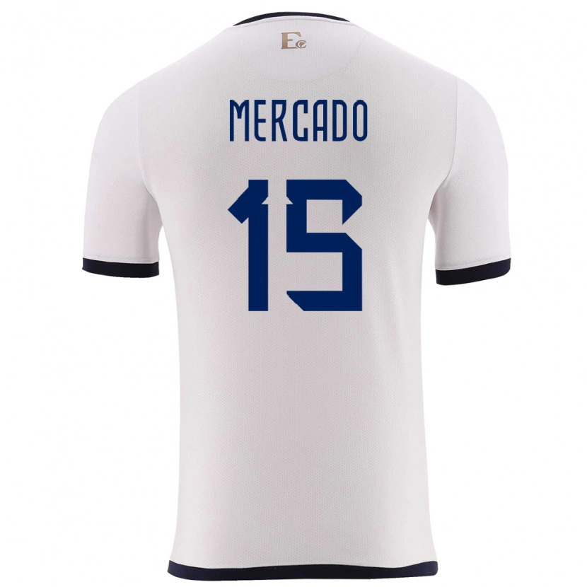 Danxen Kid Ecuador John Mercado #15 White Away Jersey 24-26 T-Shirt