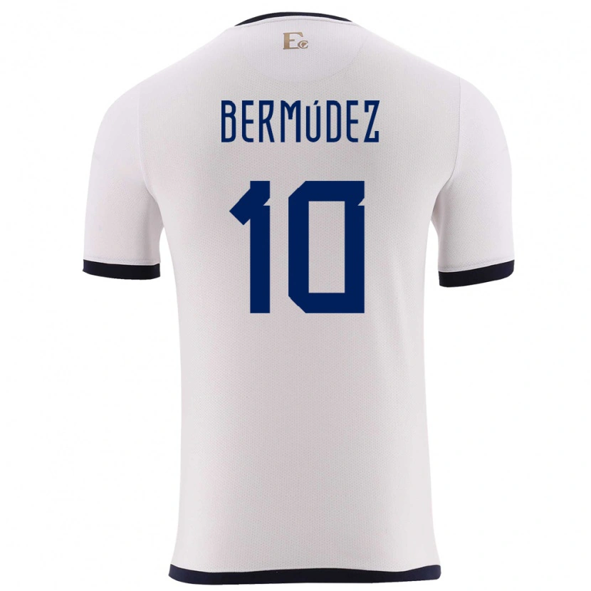 Danxen Kid Ecuador Michael Bermúdez #10 White Away Jersey 24-26 T-Shirt