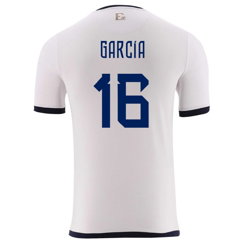 Danxen Kid Ecuador Yaxi García #16 White Away Jersey 24-26 T-Shirt