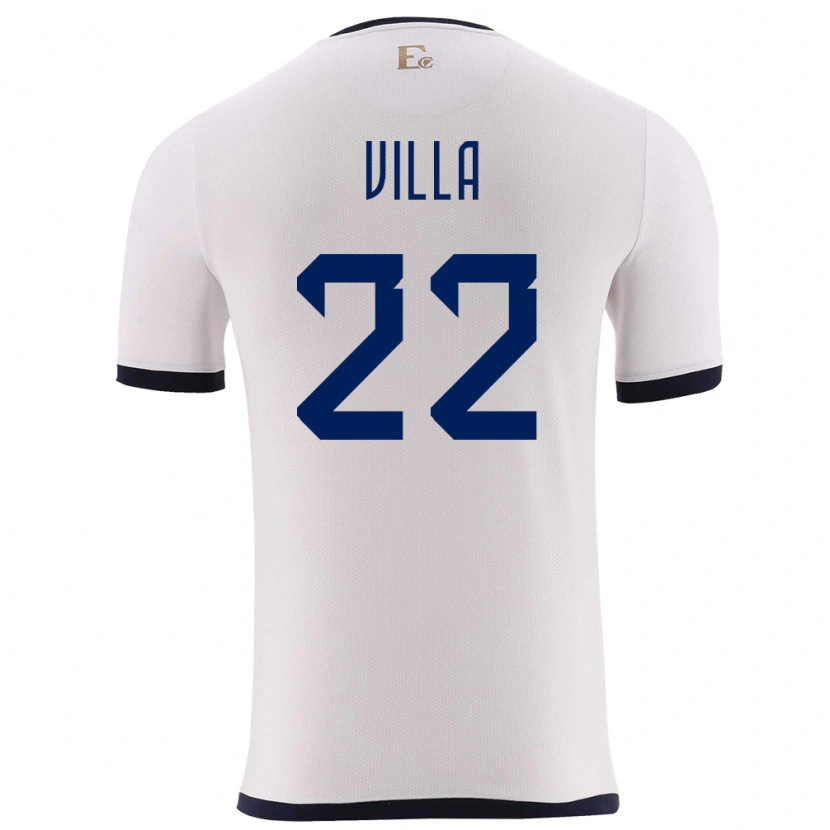 Danxen Kid Ecuador Alexis Villa #22 White Away Jersey 24-26 T-Shirt