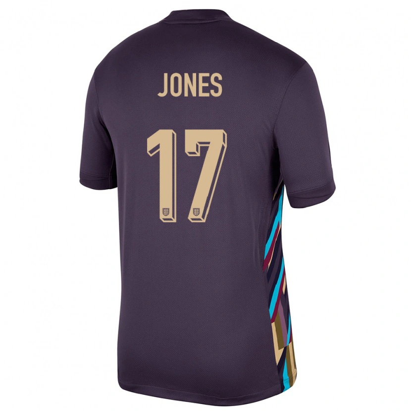 Danxen Kid England Curtis Jones #17 Dark Raisin Away Jersey 24-26 T-Shirt