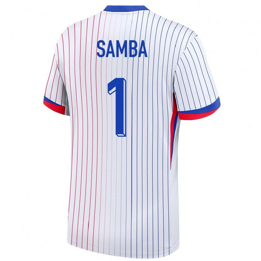 Danxen Kid France Brice Samba #1 White Away Jersey 24-26 T-Shirt