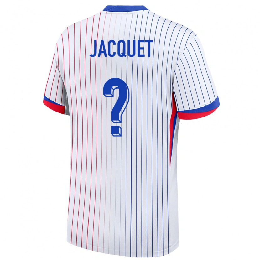 Danxen Kid France Jérémy Jacquet #0 White Away Jersey 24-26 T-Shirt